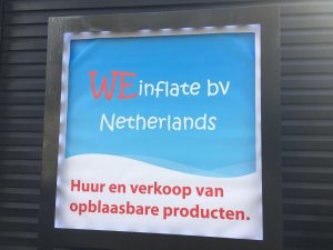 WE-inflate huur en verkoop van opblaasbare producten