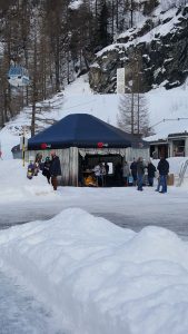 The Lodge in Zwiterland opblaasbare feest tent, thema tent, partytent 3