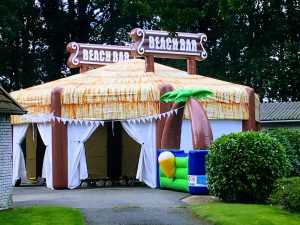 Beach Bar, opblaasbare feesttent, partytent, thema tent huren of kopen bij WE-inflate