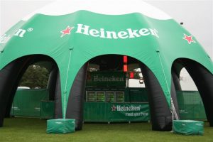 Opblaasbare dome huren of kopen bij WE-inflate