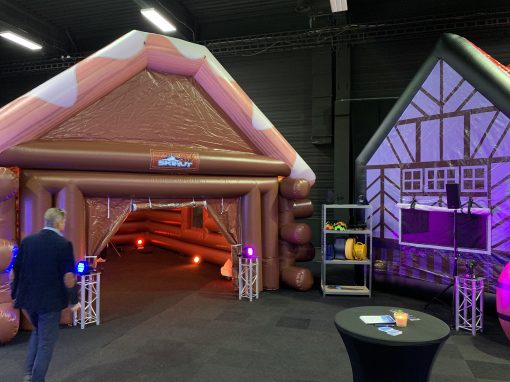 Skihut, opblaasbare feesttent, partystent, thematent te huur en te koop bij WE-inflate Enschede 4