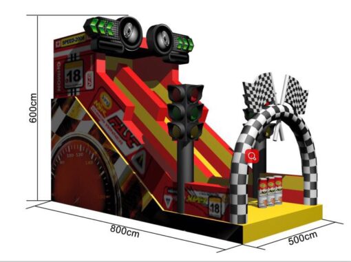 Formule 1, springkussen huren bij WE-inflate te Enschede