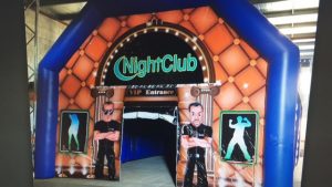 Night Club, opblaasbare feesttent, partytent, thema tent huren of kopen bij WE-inflate