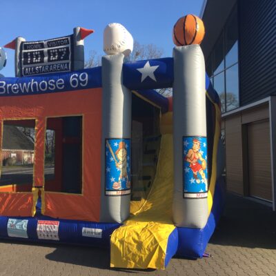 opblaasbare sporthal, springkussen kopen of huren bij WE-inflate