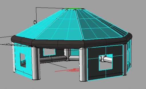 The Lodge ontworpen en geproduceerd door WE-inflate Enschede