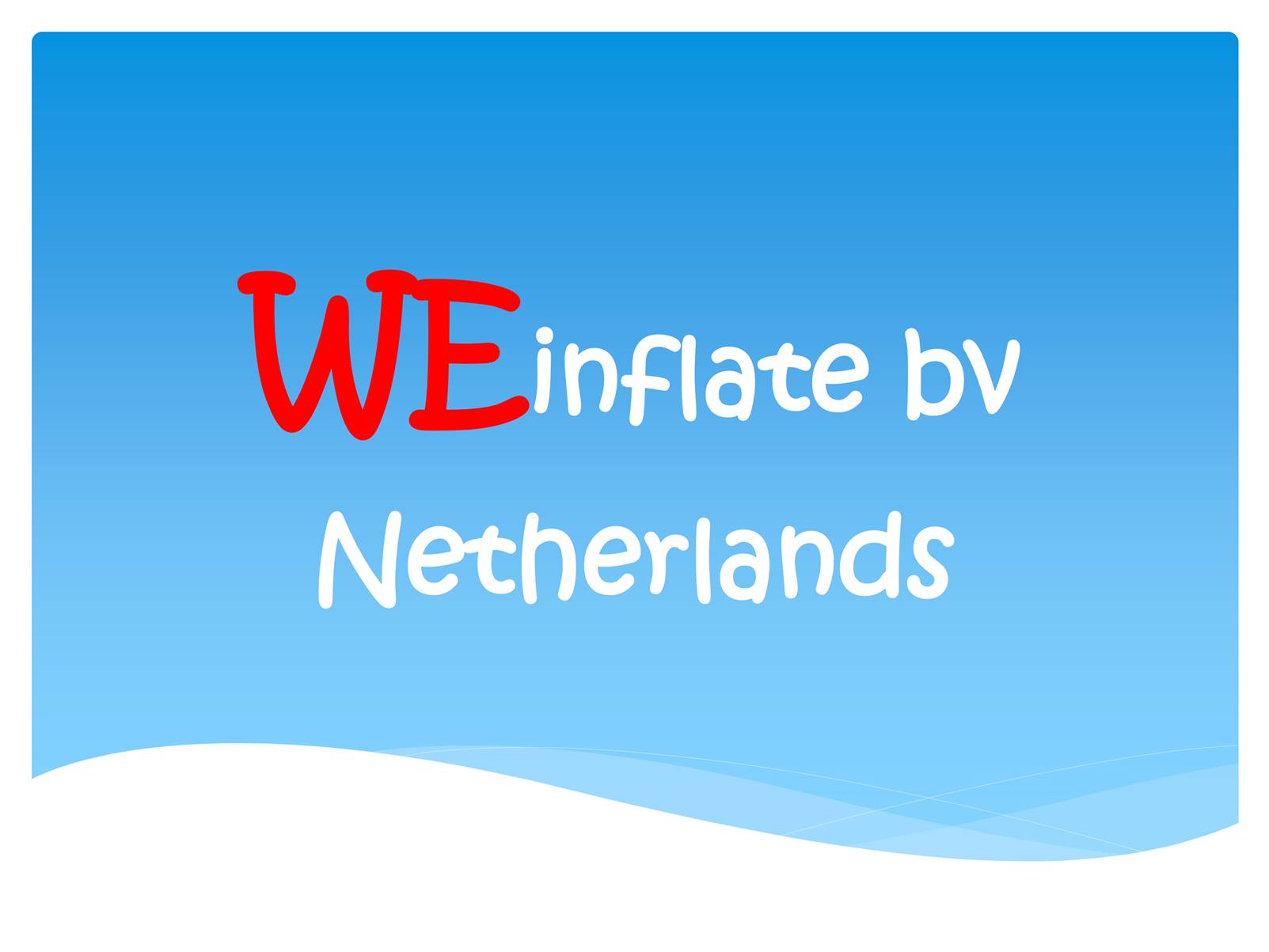 WE-inflate logo
