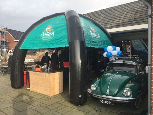 Een Dome, opblaasbare air tight tent, BBQ tent