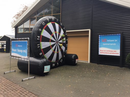 Dartbord, het "voetbal"-Dartbord voor een sportief evenement.