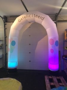 huur de ballonnenboog met led-verlichting bij WE-inflate te Enschede