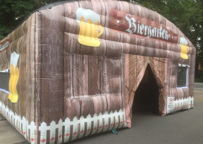 Biergarten, opblaasbare feesttent, thematent, huren of kopen bij WE-inflate 2