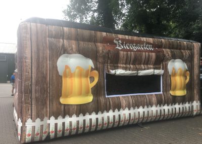 huur of koop onze party tent de Biergarten voor een oktoberfeest bij WE-inflate te Enschede 1