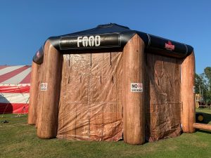 BBQ tent voorbeeld van maatwerk door WE-inflate Enschede 1