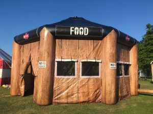 BBQ tent voorbeeld van maatwerk door WE-inflate Enschede 14