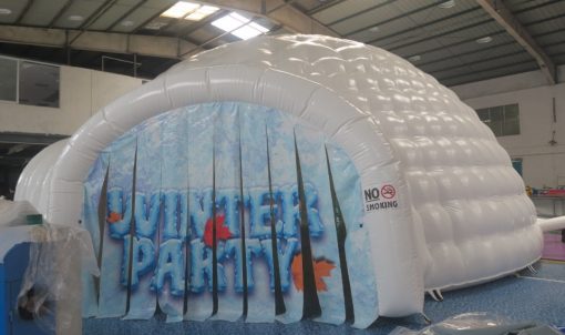 Igloo, voor een fantastisch themafeest te huur bij WE-inflate te Enschede