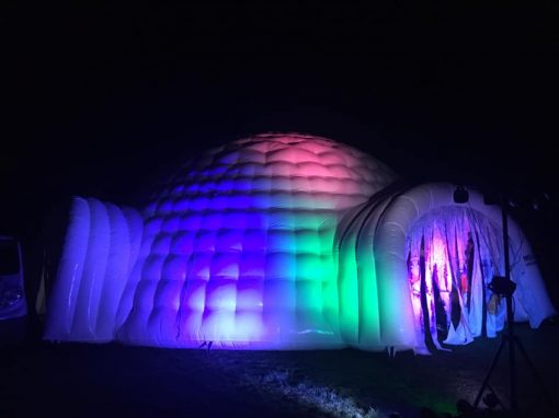 Huur de Iglo bij WE-inflate Enschede, nu met Led verlichting