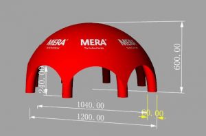 Mera Petfood dome, Maatwerk van WE-inflate Enschede 9