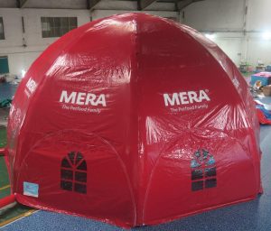 Mera tent Maatwerk bij WE-inflate, van ontwerp tot prachtige tent 4