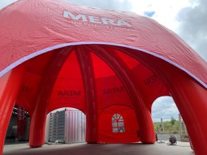 Mera Petfood dome, ontwikkeld en gemaakt door WE-inflate Enschede 3