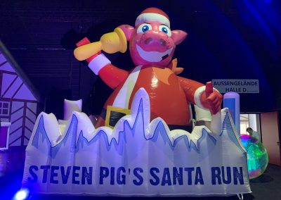 Santa Run. Voor Steven Pig’s mud run!